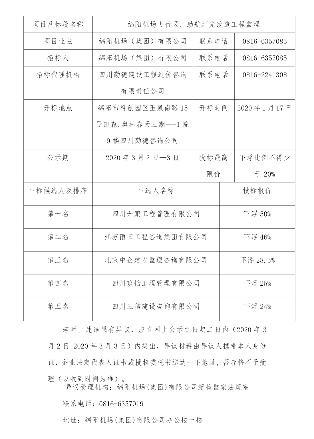 绵阳机场飞行区监理公示.png